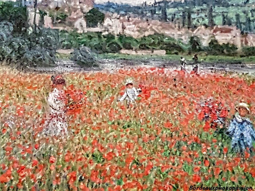 Champ de coquelicots près de Vetheuil (détail)